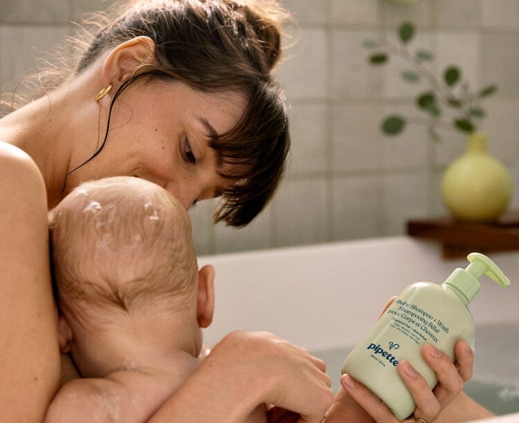 Mom & Baby in Bath